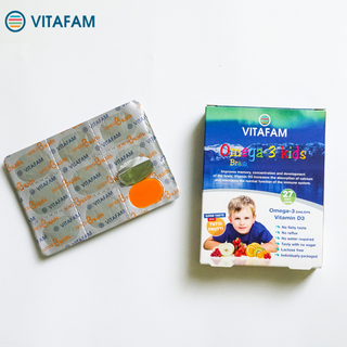 Dầu cá dạng kẹo nhai đầu tiên tại Việt Nam - Omega 3 Kids Brain giá sỉ