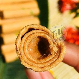 Bánh Ống Ngò Nhân Đậu Phộng