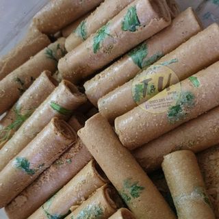 Bánh Ống Ngò Nhân Đậu Phộng
