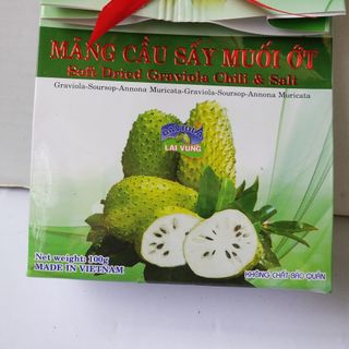 Mãng cầu sấy muối ớt túi giấy 100gr