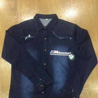 SƠ MI JEANS NAM TAY DÀI 002