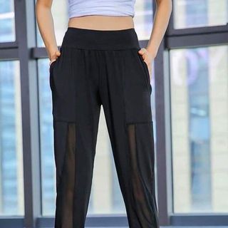 Quần tập jooger lưới trước