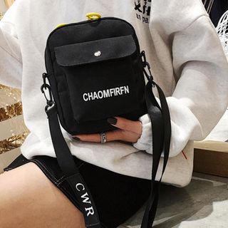 Túi đeo chéo siêu cute đặc biệt thiết kế lổ nhỏ để dây tai nghe và nhiều ngăn thông dụng -907