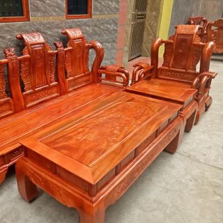 Bộ Tần Thủy Hoàng Gỗ Gõ Đỏ