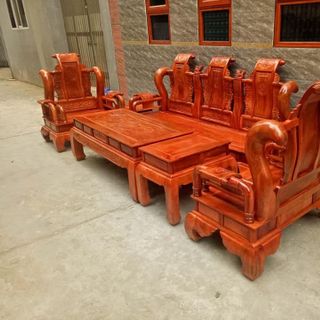 Bộ Tần Thủy Hoàng Gỗ Gõ Đỏ