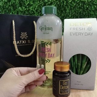 TRÀ GIẢM CÂN GO DETOX GIẢM CÂN THẢI ĐỘC TẶNG TRÀ DETOX THẢI ĐỘC