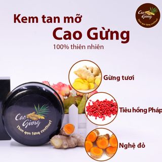 Cao gừng thiên nhiên