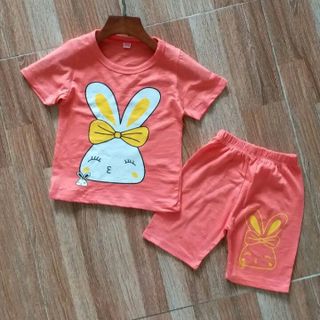 Bộ bé gái chất cotton 4 chiều
