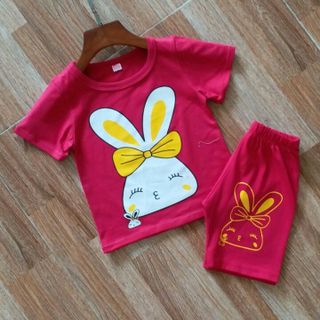 Bộ bé gái chất cotton 4 chiều