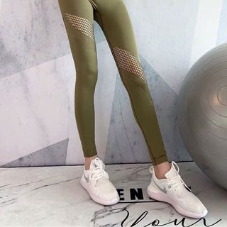 Quần dệt lưới gym nữ