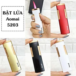 BẬT LỬA KHÈ AOMAI 5203 KIM LOẠI - XÀI GAS