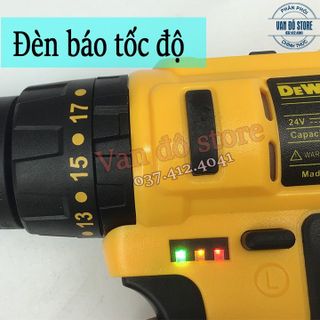 MÁY KHOAN DEWALT PIN 24V 3 CELL