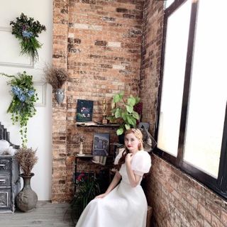 Đầm Dạ Hội Tay Phồng Tiểu Thư