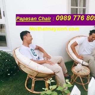 Ghế lười bằng mây ghế mây tròn papasan