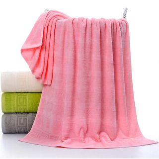 Set 3 Khăn siêu thấm chất liệu 100 cotton1 khăn tắm lớn 70x140 2 khăn mặt 34x75-201