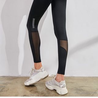 Quần tập dài thun lưới sau QC