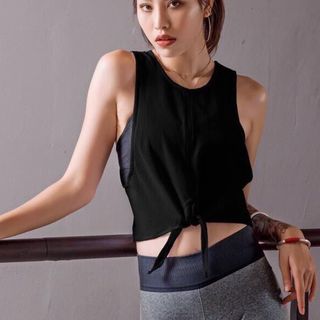 Áo tập tank thắt nơ