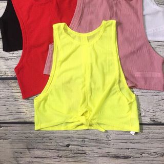 Áo tập tank thắt nơ
