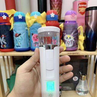 Máy phun sương mini báo nhiệt độ làm sạc dự phòng giá sỉ