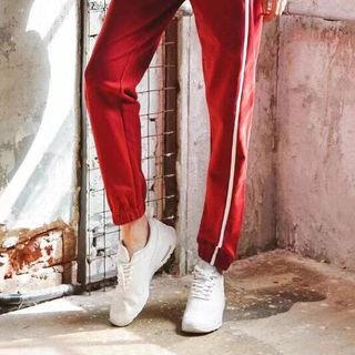 Quần tập jooger cotton sọc