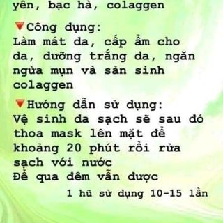 Mask Yến Colagen DM