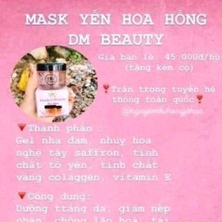Mask Yến Colagen DM