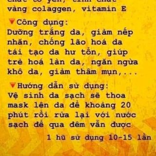 Mask Yến Colagen DM