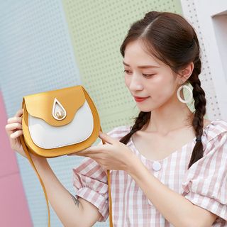 Túi Nữ Đeo Chéo Khóa Giọt Nước D627