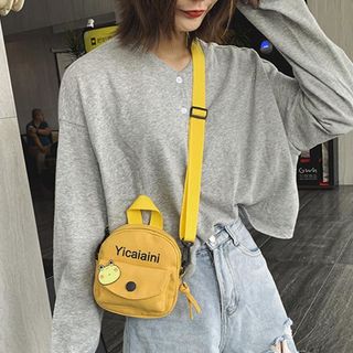 Túi đeo chéo nữ mini siêu cute có túi nhỏ bên ngoài để lấy ra vào tiện-916