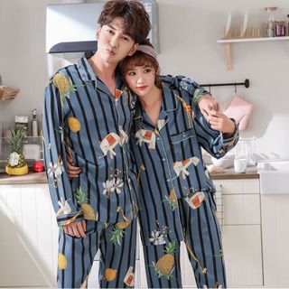 Đồ bộ mặc nhà Nam phi bóng mềm mạihoa văn dể thương trẻ trung-215