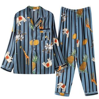 Đồ bộ mặc nhà Nam phi bóng mềm mạihoa văn dể thương trẻ trung-215