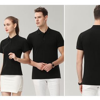Áo thun Nam Nữ cổ bẻ tay ngắn- Rẻ bền đẹp
