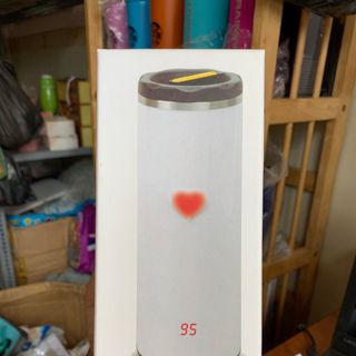 Bình giữ nhiệt báo nhiệt độ cảm ứng trái tim