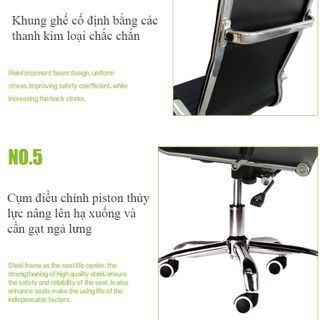 ghế chân xoay da cao cấp GX207