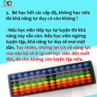 Bàn tính Soroban 13 cột nhựa ABS cao cấp màu sắc đẹp