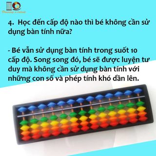 Bàn tính Soroban 13 cột nhựa ABS cao cấp màu sắc đẹp