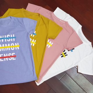 Áo phông bầu cotton đũi
