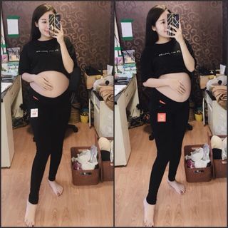 QUẦN LEGGING BẦU CẠP CHÉO