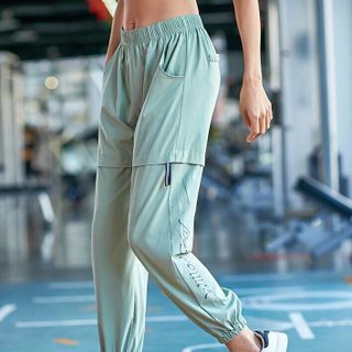 Quần tập jooger dù phối dây