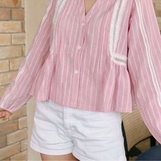 Áo babydoll ren hình chụp thật- gia công và bán sỉ