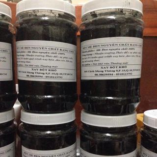 Bột Mè Đen Nguyên Chất Rang Chín - 500g