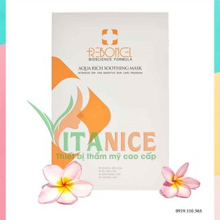 mặt nạ Reborncell Aqua Rich Soothing Mask cấp ẩm dưỡng da giảm sưng đỏ 10 mặt nạ/hộp