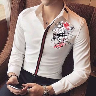 ÁO SƠ MI NAM HOA TIẾT
