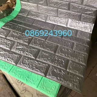 xốp dán tường giả gạch 3d