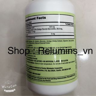 THUỐC BỔ NÃO GINKGO BILOBA MỸ 300 VIÊN