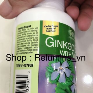 THUỐC BỔ NÃO GINKGO BILOBA MỸ 300 VIÊN