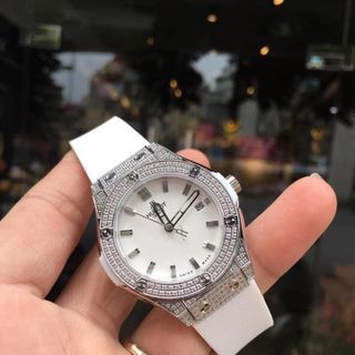 Đồng hồ nữ Hublot dây silicon cao cấp