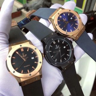 Đồng hồ Hublot dây cao su cao cấp cơ tự động