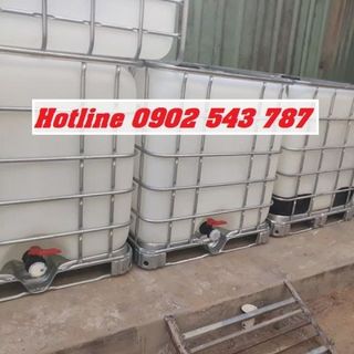 Bình đựng hóa chất 1000 lít bình nhựa 1000 lít có khung sắt