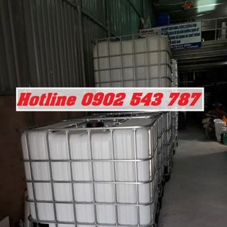Bình đựng hóa chất 1000 lít bình nhựa 1000 lít có khung sắt